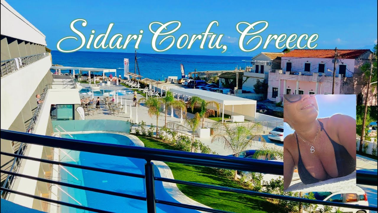 Sidari, Corfu GREECE Canal d'Amour 4K AMAZING VIEW Oceanis Beach Hotel and much more