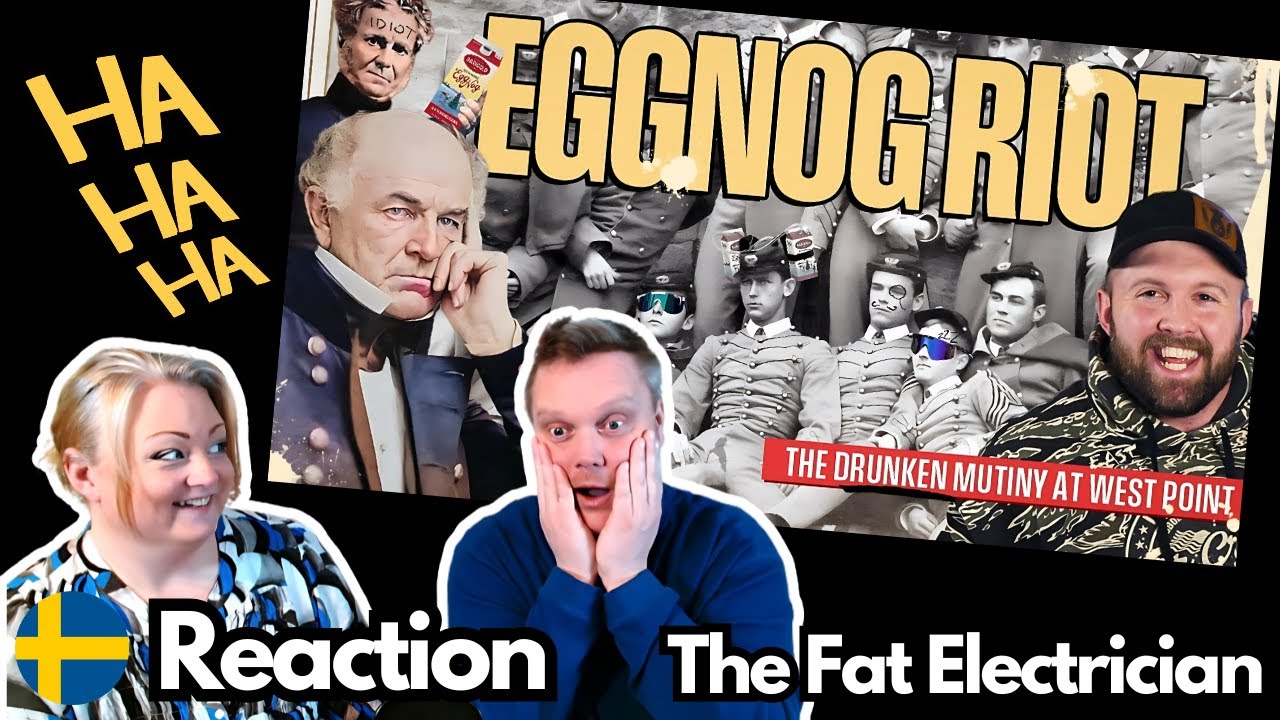 Swedes reacts to The Fat electrician - Eggnog Riot At West Point - A Military Christmas Story!