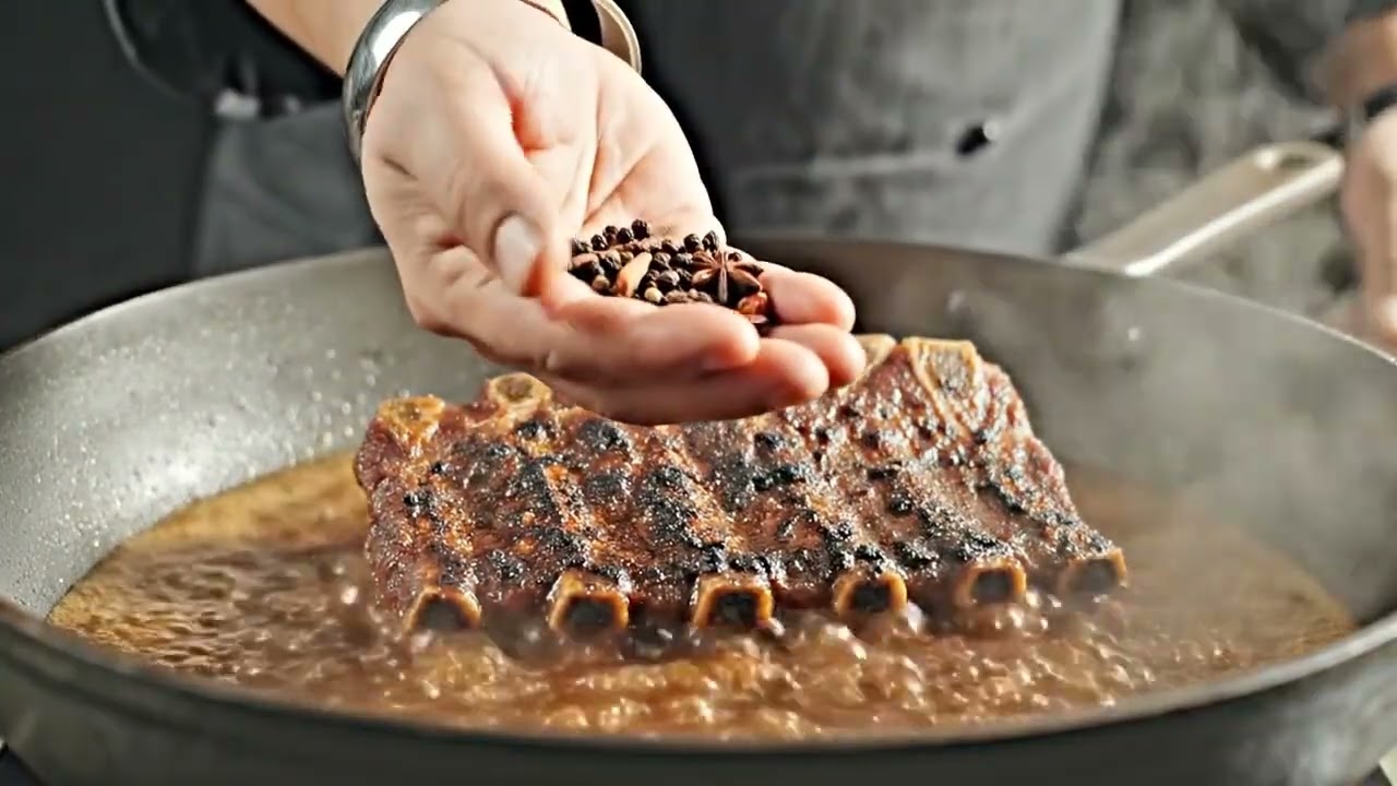 HYPNOTIC VIETNAMESE RIVER BBQ Sticky Beef Short Ribs in a GIANT Clay Pot 4K 60FPS