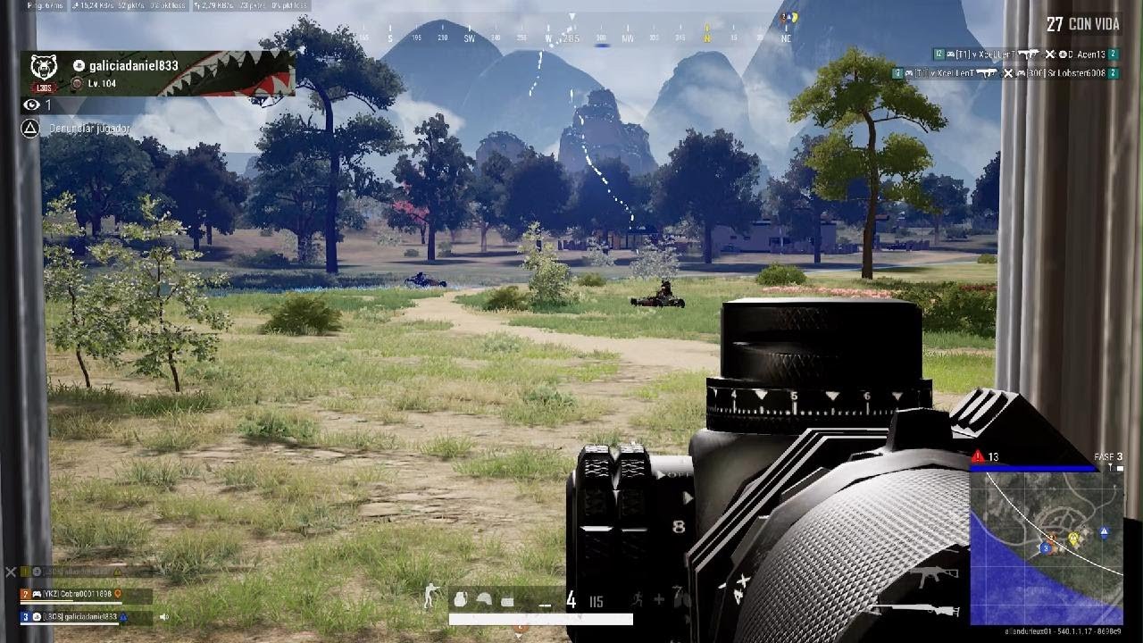 PUBG limpiando ponchiki SQUAD 1 - 4