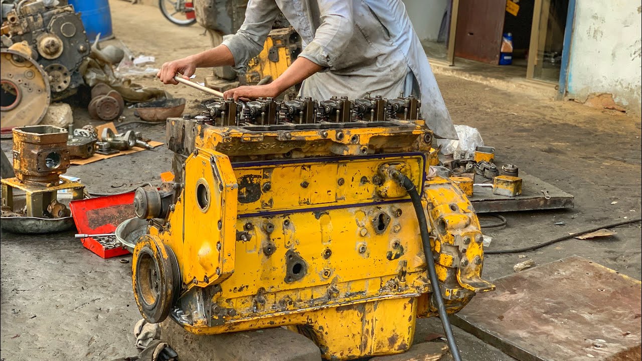Cummins 6bt Diesel Engine Rebuild || Restoration of Cummins Engine