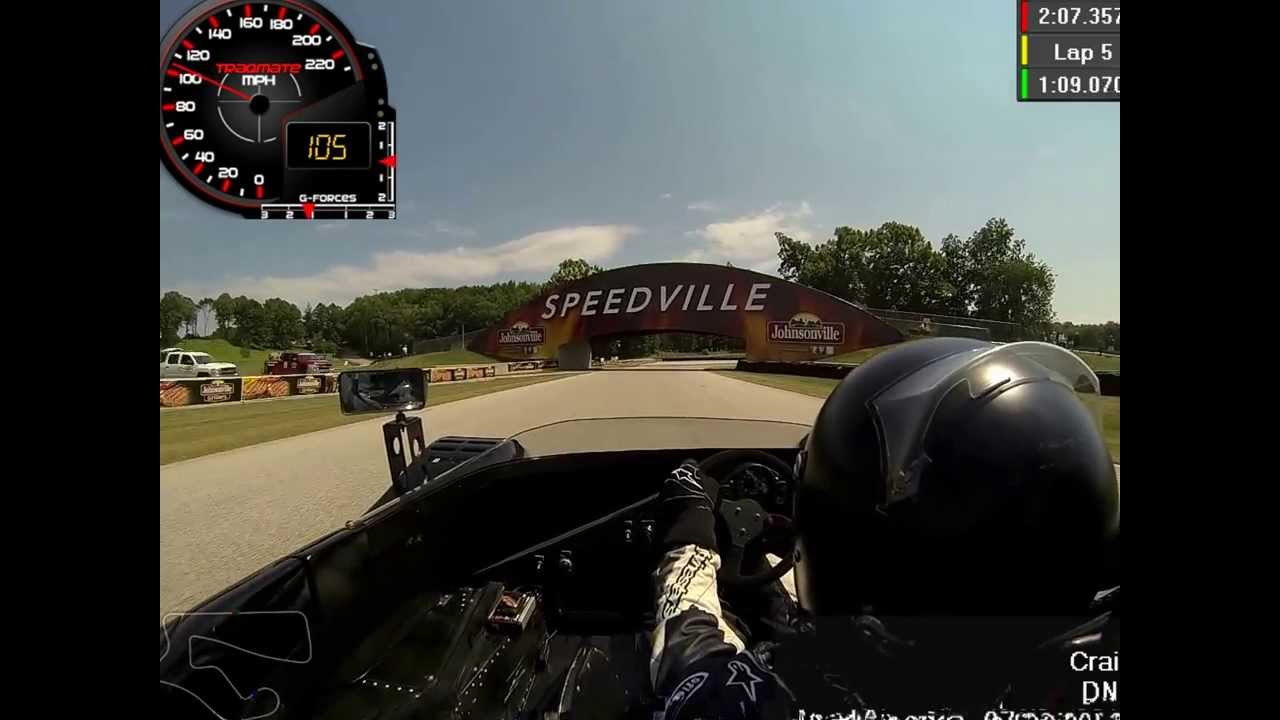 Craig Bennett in DN4 Shadow - Fast Lap at Road America July 2013