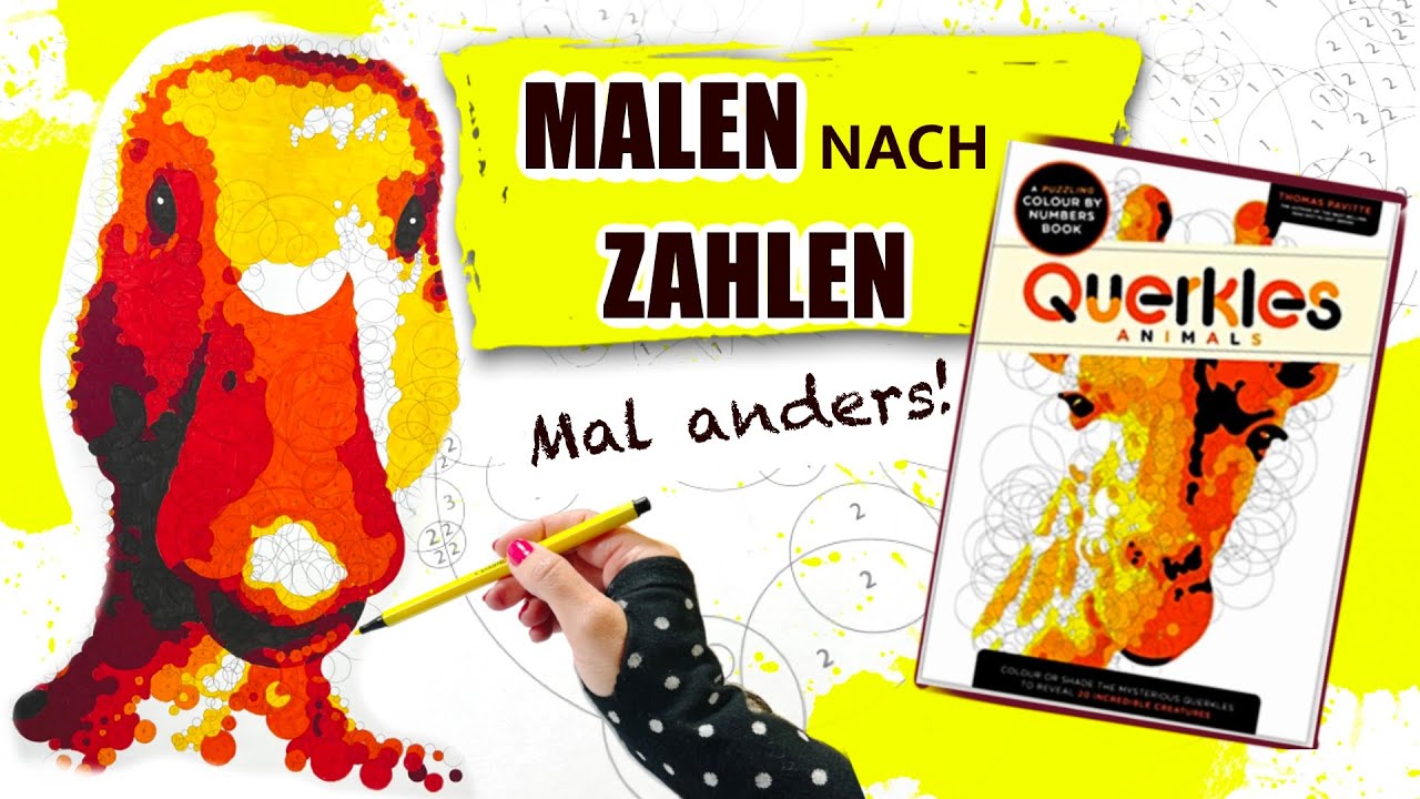 Querkles : MALEN nach ZAHLEN mal anders! | Ausmalbuch | Colouring by numbers | Miss Kunterbunt Art