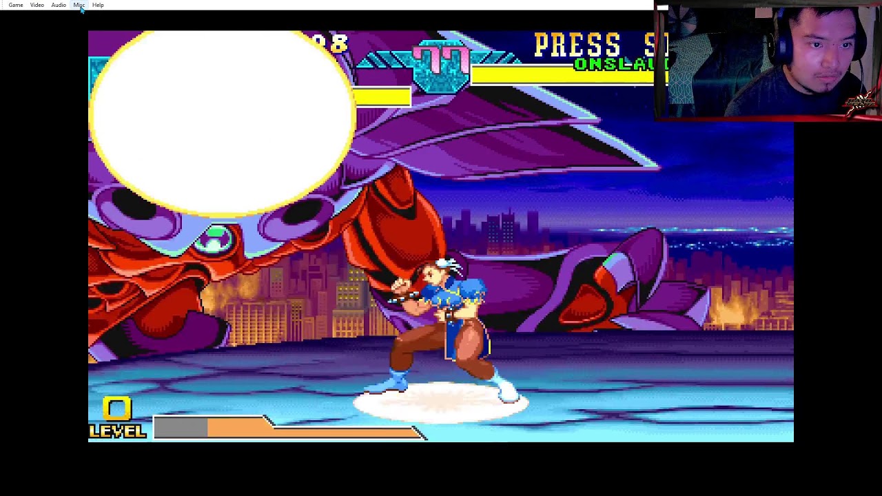JUGANDO MARVEL VS CAPCOM ARCADE