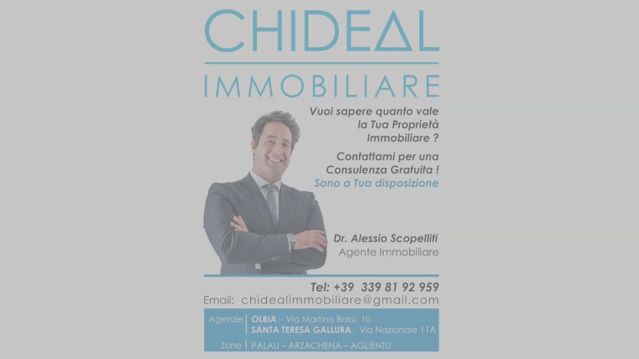 CHIDEAL Immobiliare Portisco - Bilocale con Ampio Giardino Immerso nel Verde con Vista Mare