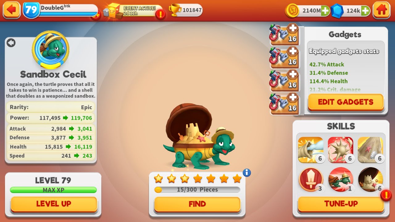 Sandbox Cecil: 7-star! Beach Day Destroyer & Full Cosmic Challenge | Looney Tunes: World of Mayhem
