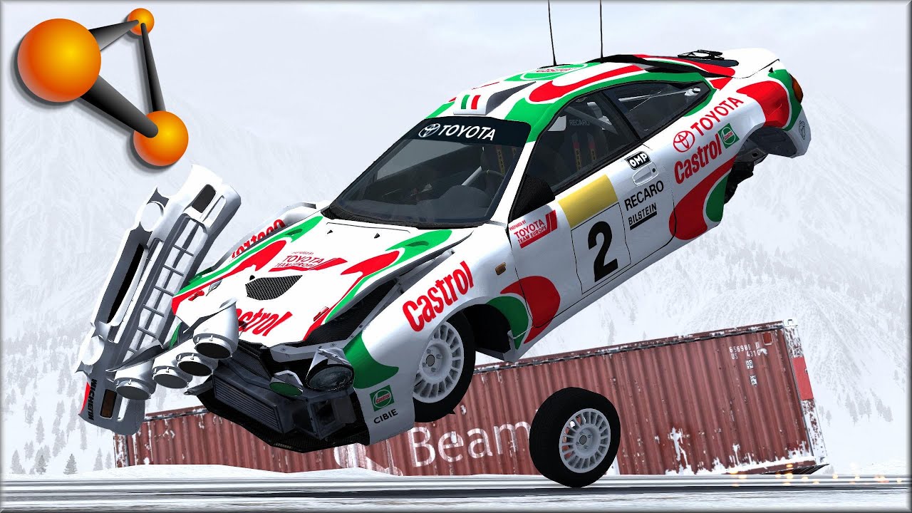 BeamNG Drive Toyota Celica GT4 Crash Testing #158 - Insanegaz
