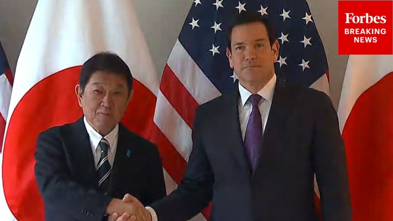 Secretary Of State Marco Rubio Meets With Japanese Foreign Minister Motegi Toshimitsu
