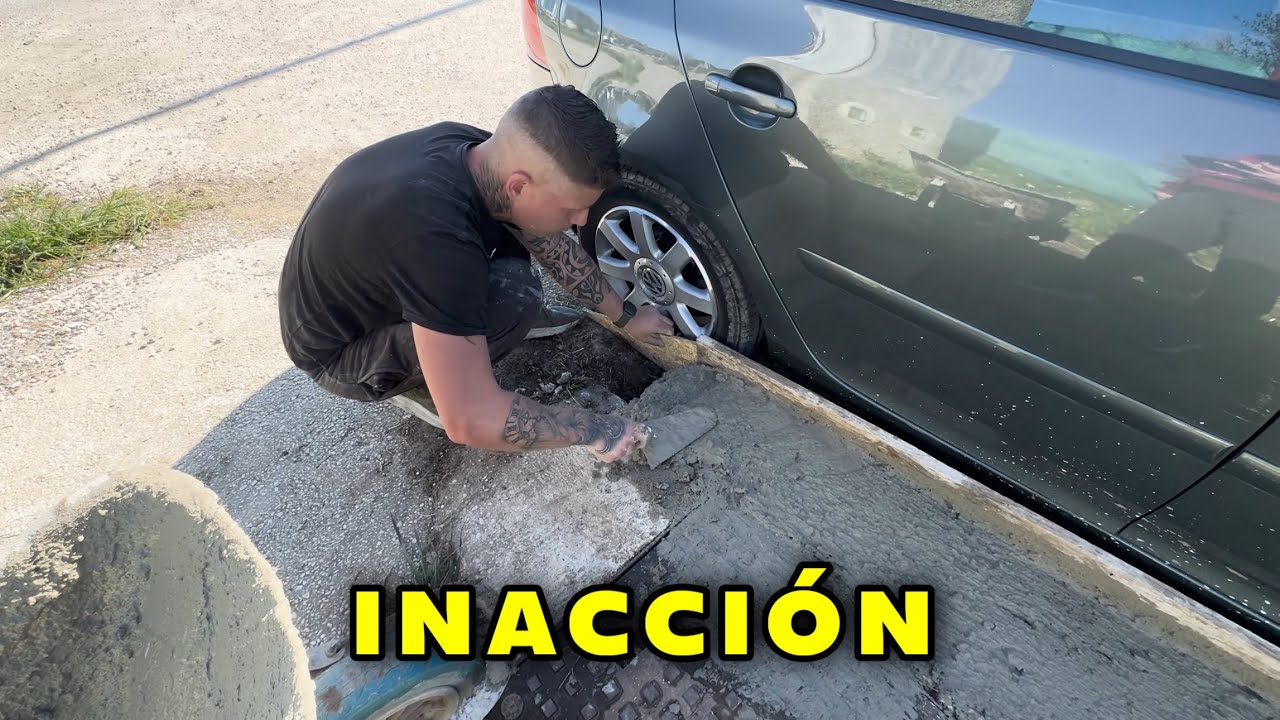 Desprotegido y sin soluciones… hago una rampa de hormigón | Vlog 829