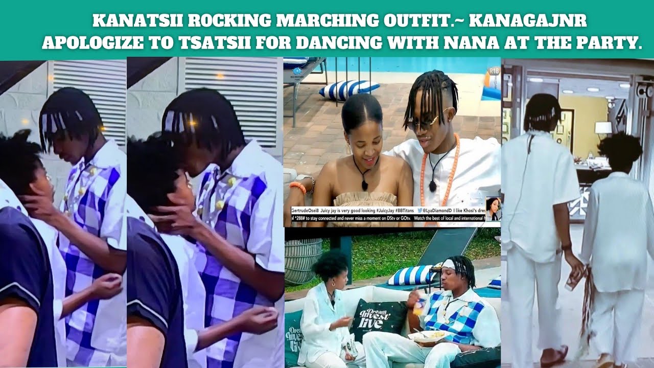 TSATSII AND KANAGA JNR WEARING MÀRCHING OUTFÎT AS COUPLE. WHAT LOVE CANNOT DO DOESN'T EX!ST 😂❤️