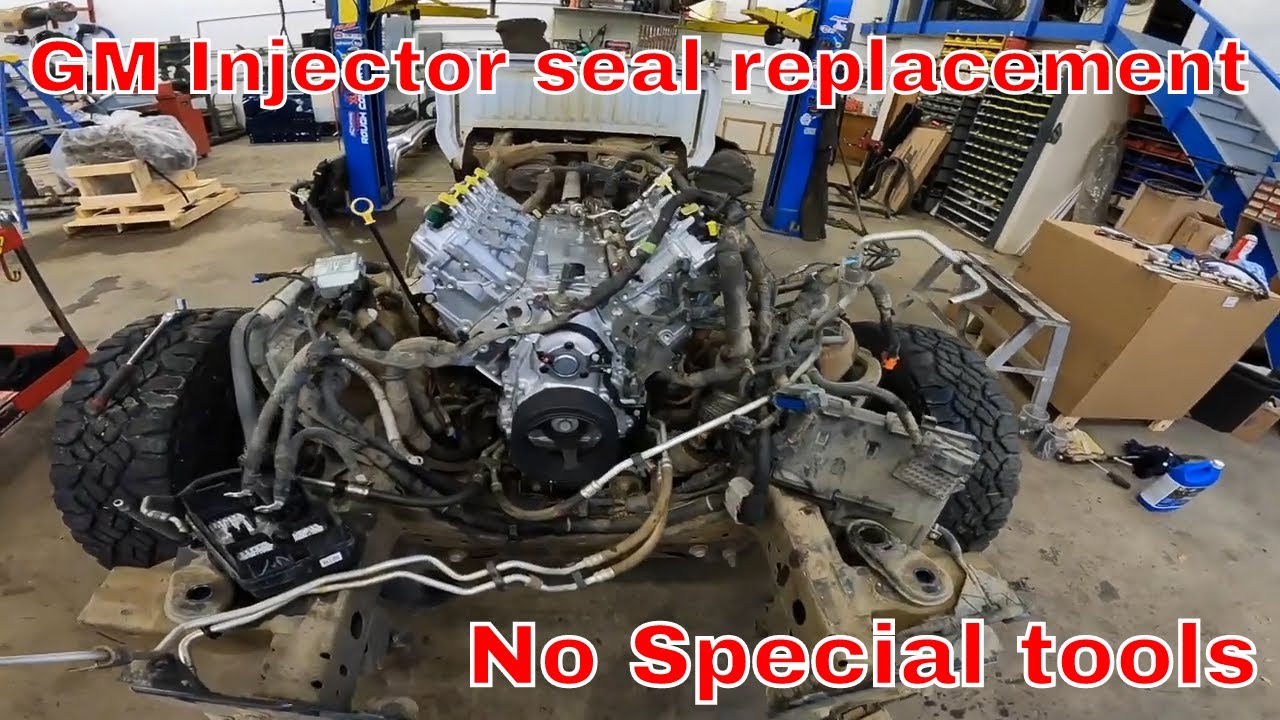 High Pressure Fuel Injector O Ring Seal replacement -GM 5.3 6.2 Motor- No special tools needed