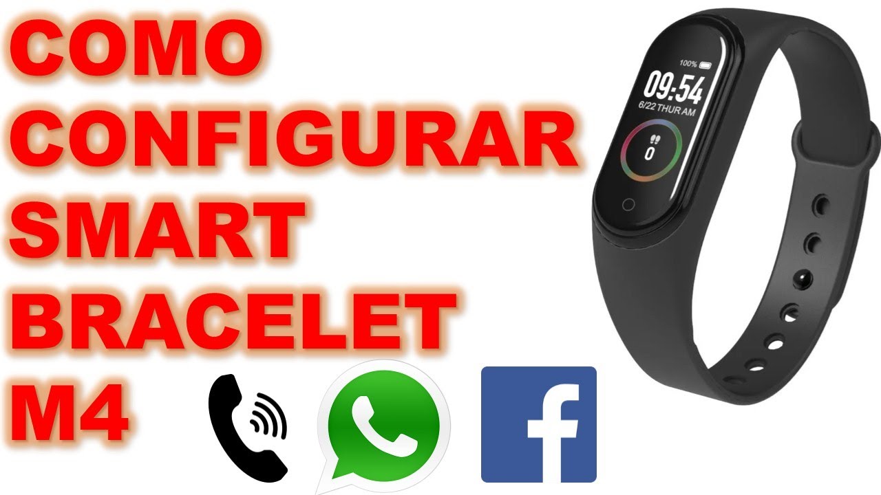 SMART BRACELET M4 COMO CONFIGURAR WEARFIT
