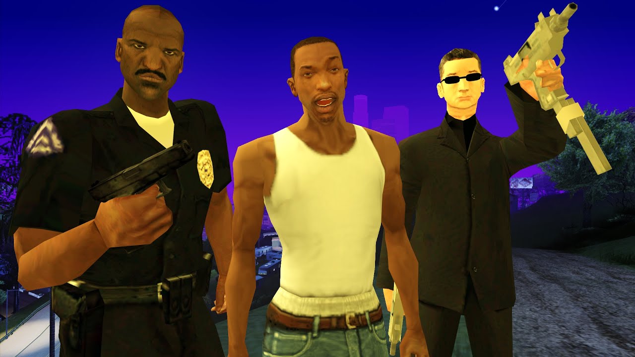 GTA San Andreas PCSX2 (PS2): All Cutscenes in 2025