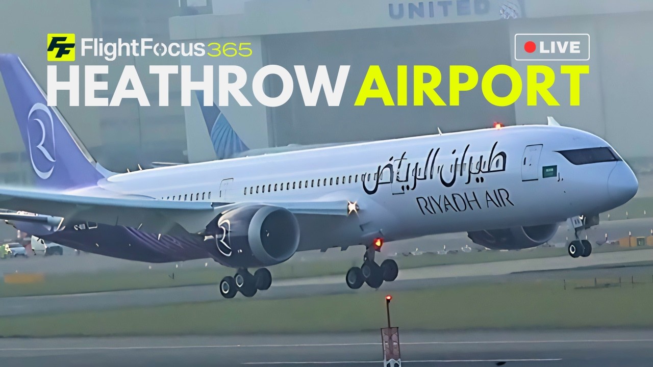 Heathrow Airport Live - Wednesday 3rd June 2026