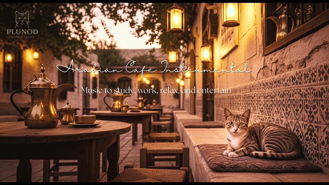 Warm Arabic Instrumental Ambience | Peaceful Evening Café Atmosphere