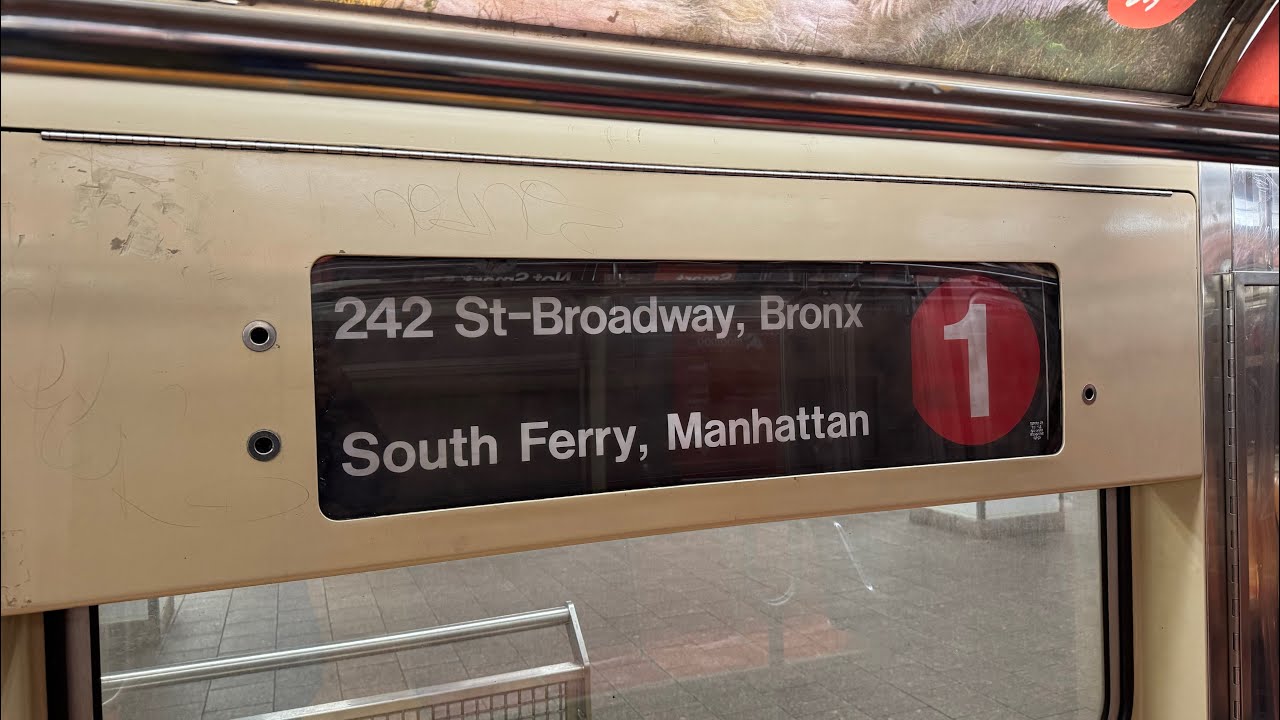 IRT 7 Av Local: R62A (1) Train [South Ferry to Van Cortlandt Park-242 St #MiddayGO]