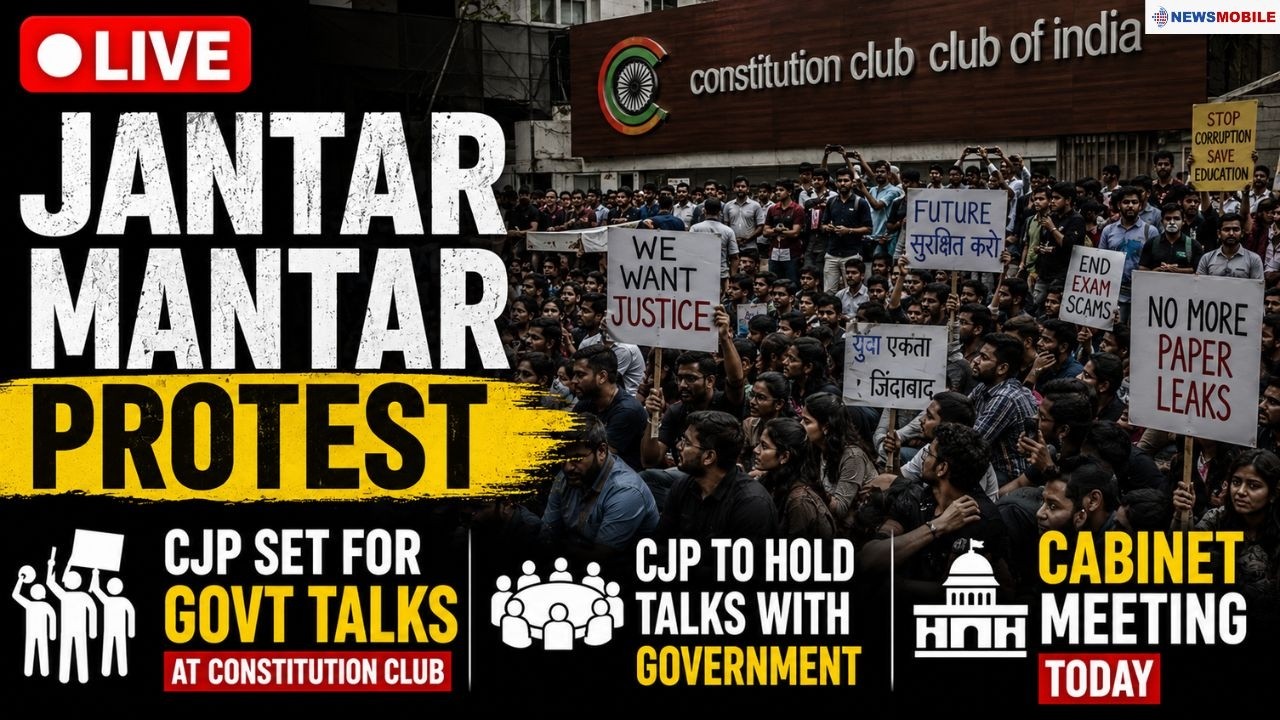 🔴 LIVE: Jantar Mantar Protest | CJP Set for Govt Talks at Constitution Club | Cabinet Meeting Today