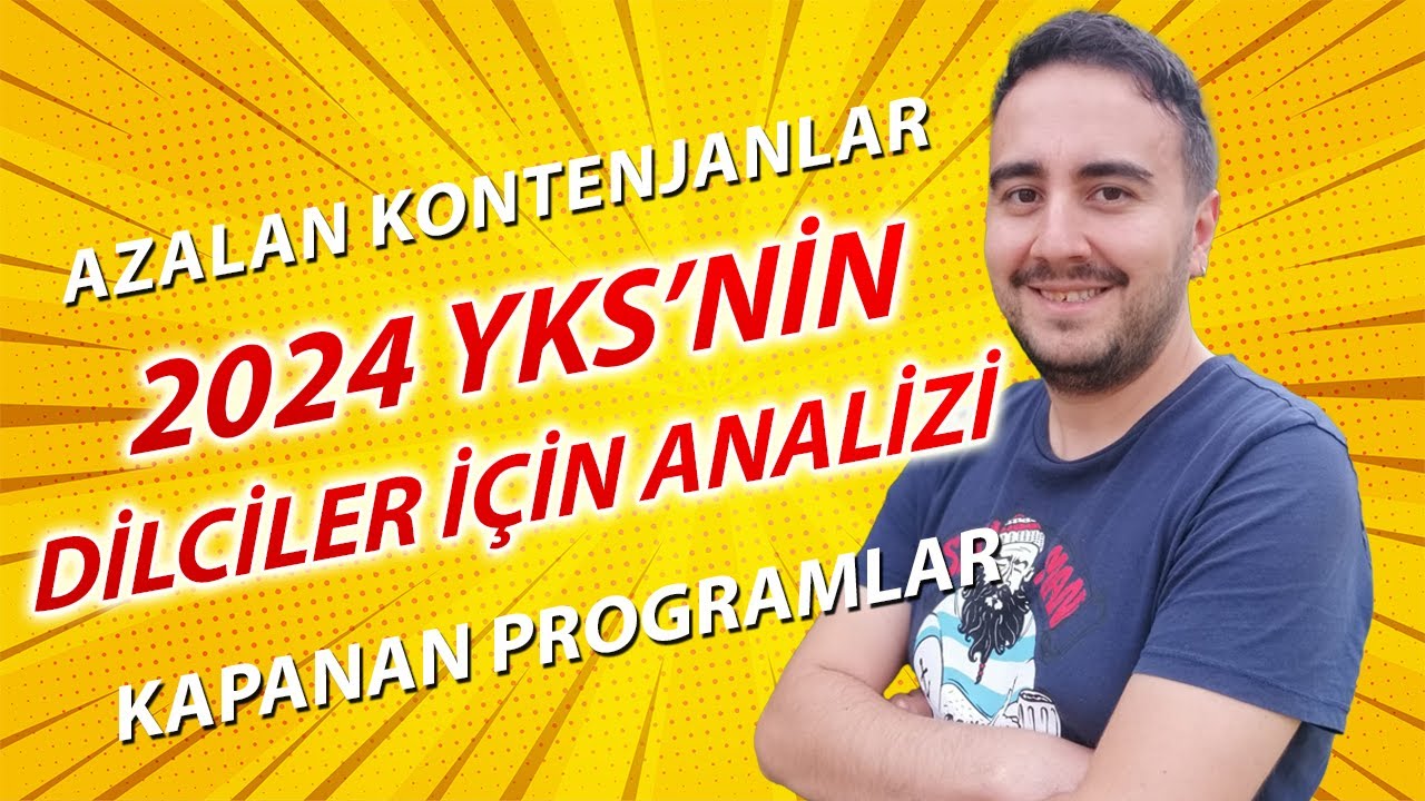 2024 YKS Sonuçları ve Dilciler! Azalan Kontenjanların Etkisi Nasıl Olacak? Maalesef Haberler Kötü 🥹