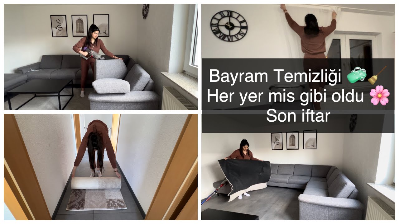 İKİ ÇOCUKLA BAYRAM TEMİZLİĞİ 🧼🧹 |HER YER MİSS 🌸 | SON İFTAR | İLKNUR YALÇIN
