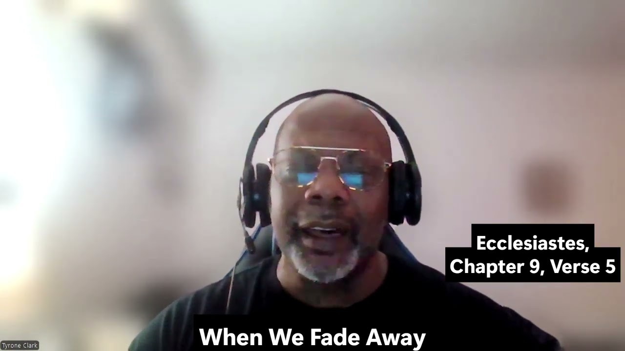 When We Fade Away