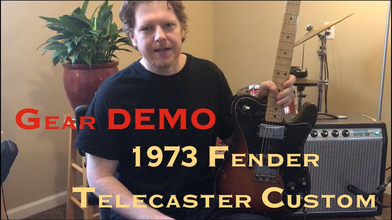 Guitar DEMO- Fender Telecaster Custom 1973 Sunburst