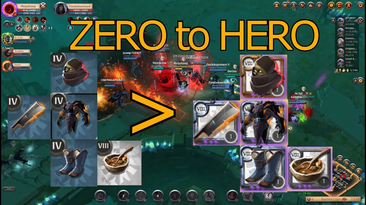 Zero to Hero | Smallscale PvP | albion online | Outnumbered fights | carving | permafrost