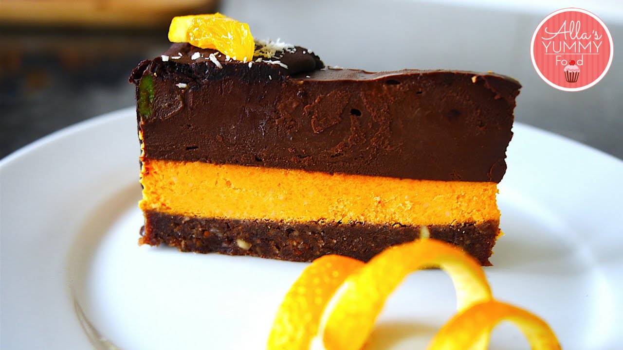 Double Chocolate & Orange Cheesecake Recipe | Raw Vegan Cake