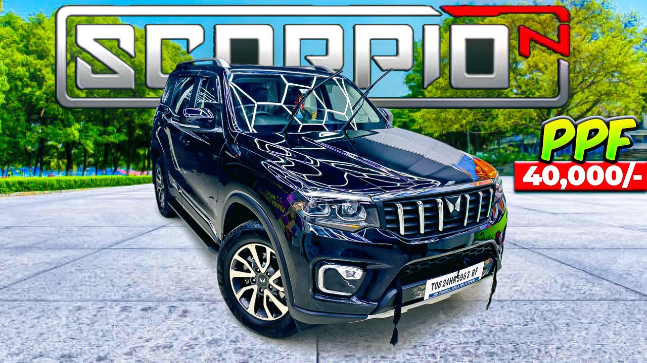 Scorpio N PPF Installation : Ultimate Protection & Shine | Full Body PPF at Best price ‼️✅