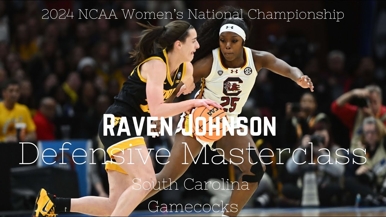 Caitlin Clark vs Raven Johnson - 2024 NCAA Women's National Championship | Defensive Masterclass