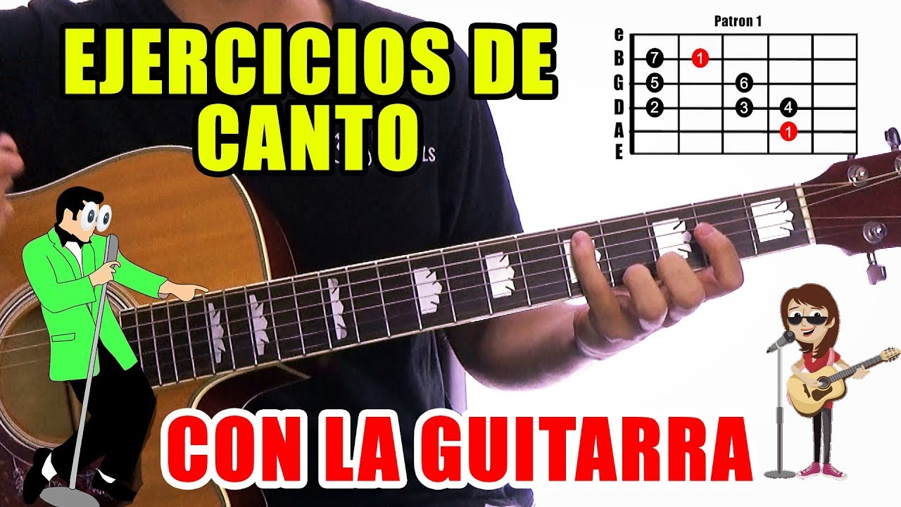 Ejercicios de Vocalización y Afinación con GUITARRA (Para Cantar Mejor)