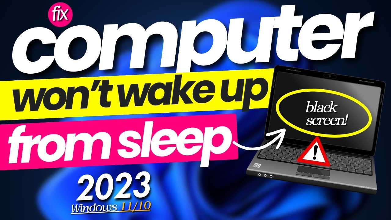 💥Исправлено! Компьютер не выходит из спящего режима в Windows 11/10 — чёрный экран || Проблема с ...