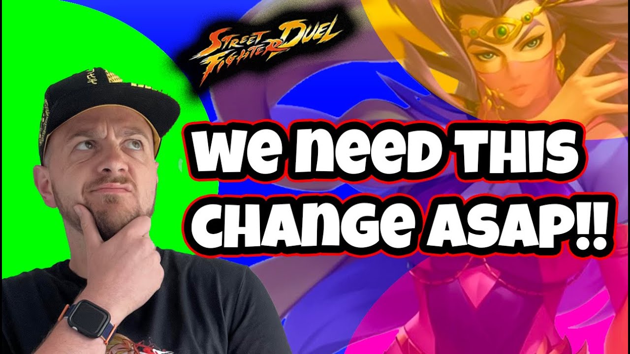 WE NEED THIS TO CHANGE ASAP And did hayzink hint at the future Street Fighter Duel