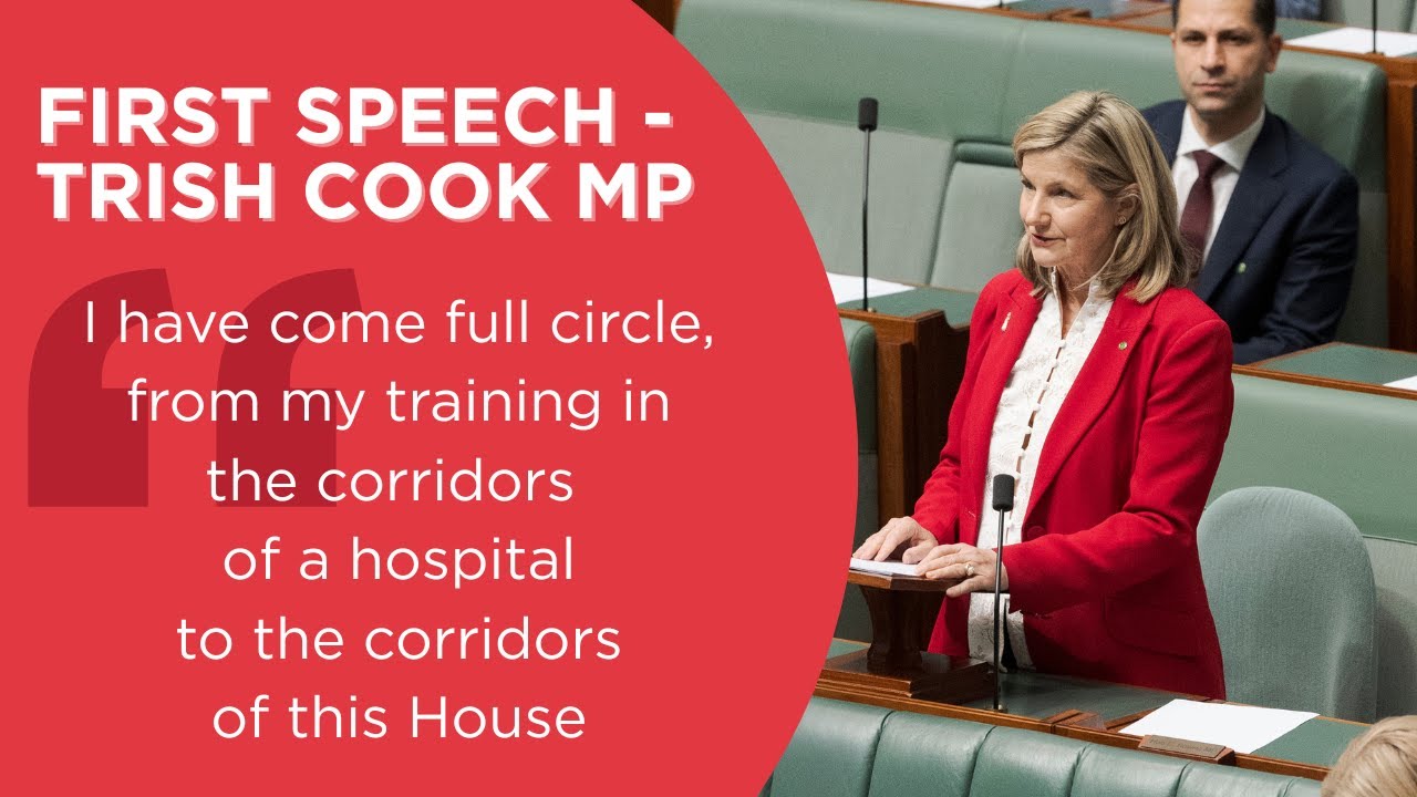 First Speech - Trish Cook MP