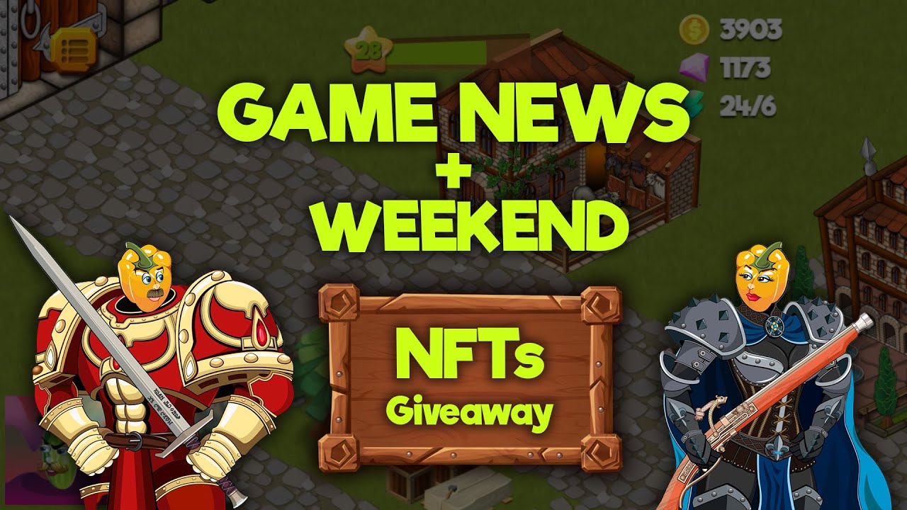 Weekend NFTs Giveaway Stream  - Veggies Farm Play To Earn Game - Did a Giveaway of some Gold Chests