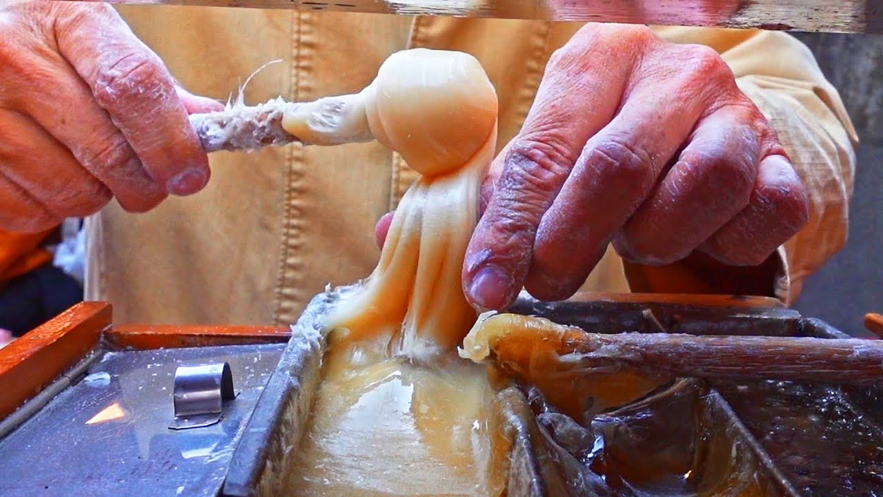 Sugar Blowing Art / 吹糖手藝, 鹿港老街 -Taiwanese Street Food