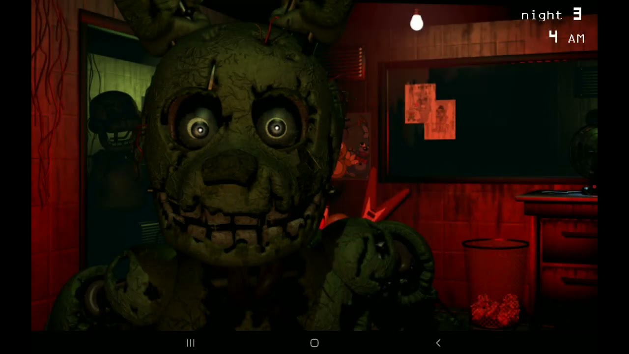 Fnaf 3  part 4  (bu oyun sinirimi bozdu)   gece  3ü bitiremiyoruuuuuuuuuuuuum😡😡😡😡😡