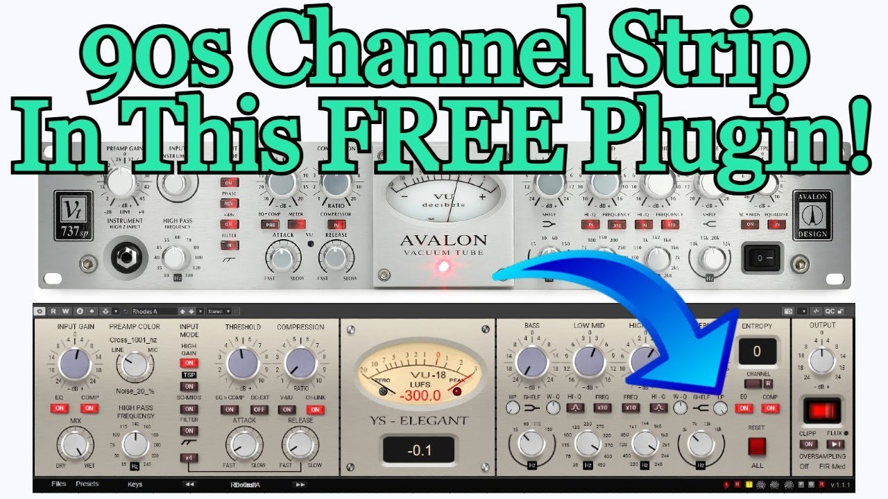 This New FREE Plugin Emulates A Classic 90s Channel Strip? (Not The One You Think)