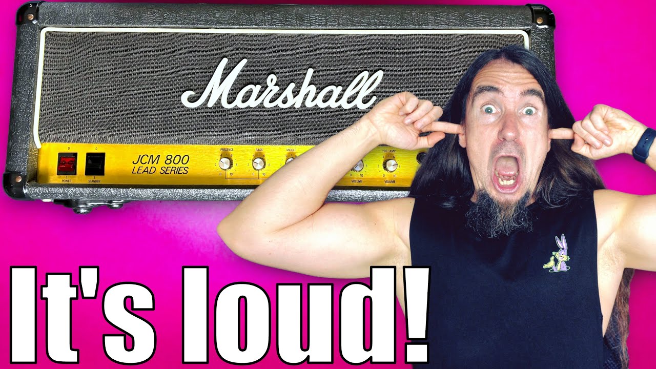 How LOUD is a MARSHALL JCM800?