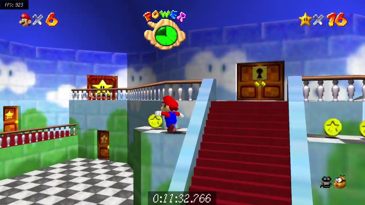 SUB 18 SUB 18 RUN Mario 64 RECORD PERSONAL 17:48.00
