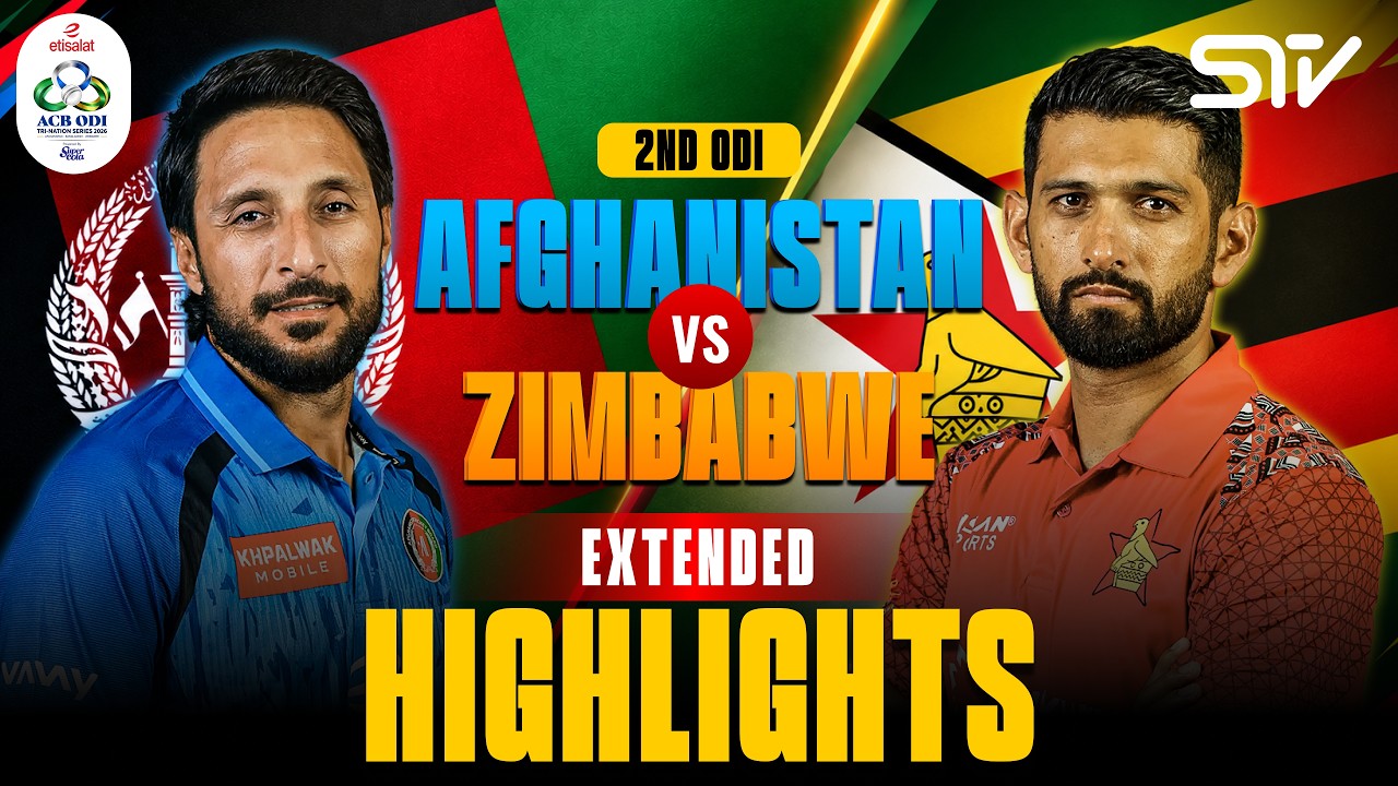 Full Match Highlights | Afghanistan vs Zimbabwe | Match 2 | ODI Tri-Series 2026 | M9R1T