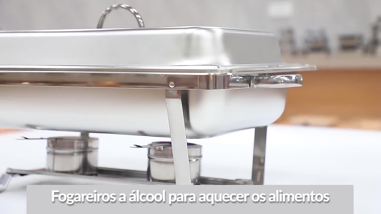 Conhe&ccedil;a o Rechaud A&ccedil;o Inox Gourmet Mix!