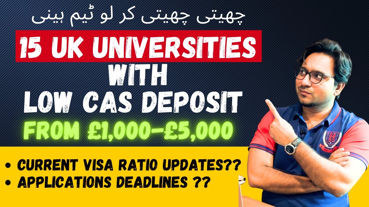 Latest Update | Low Deposit Universities | Application Deadlines | Studify Consultants