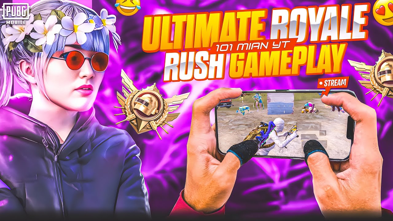 1 Week Baad COMEBACK 🔥 Ultimate Royale Rush Gameplay LIVE | PUBG Mobile Live | 101 MiAN YT