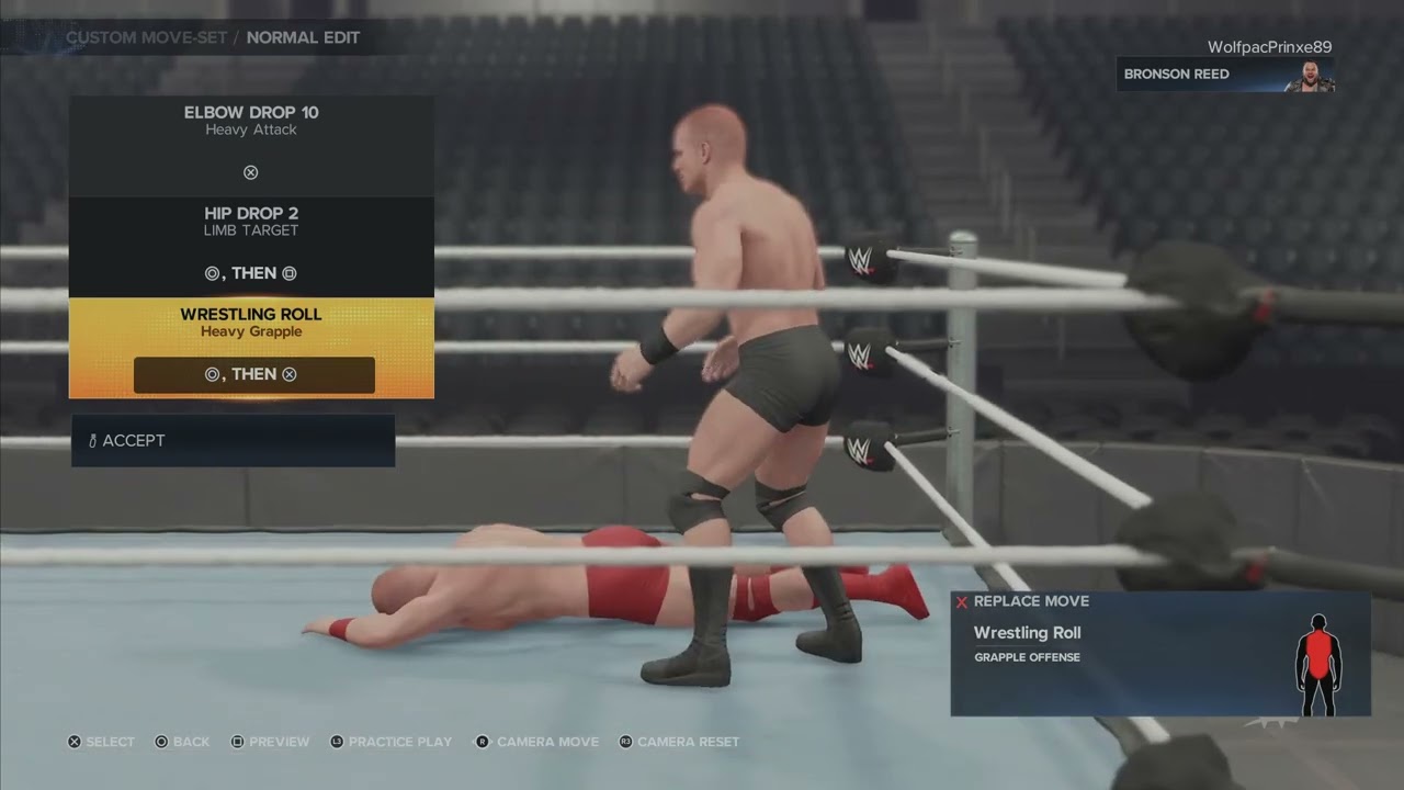 WWE 2K23 | Bronson Reed Updated Moveset + Base Superstar Settings