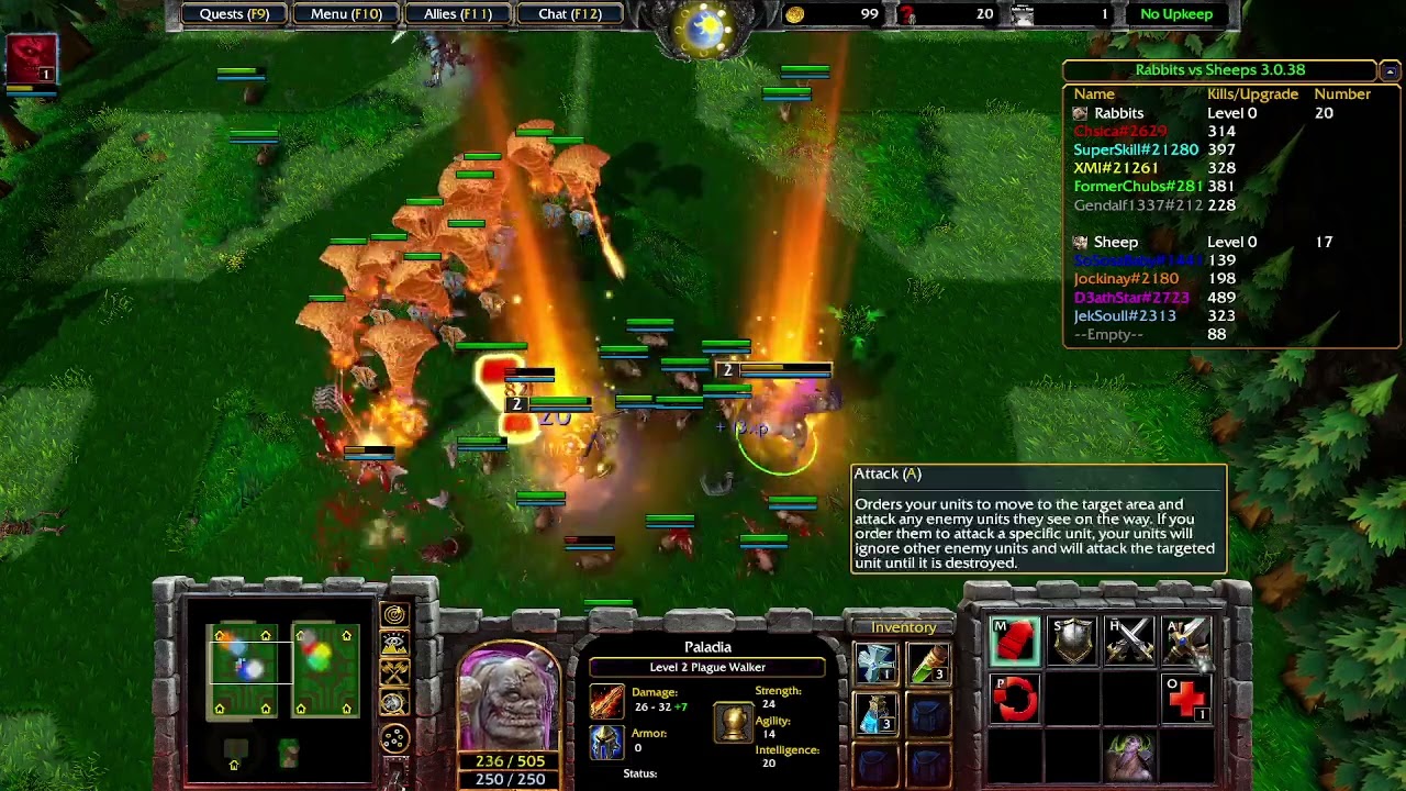 Warcraft 3 - Game 14 - Rabbits vs Sheep