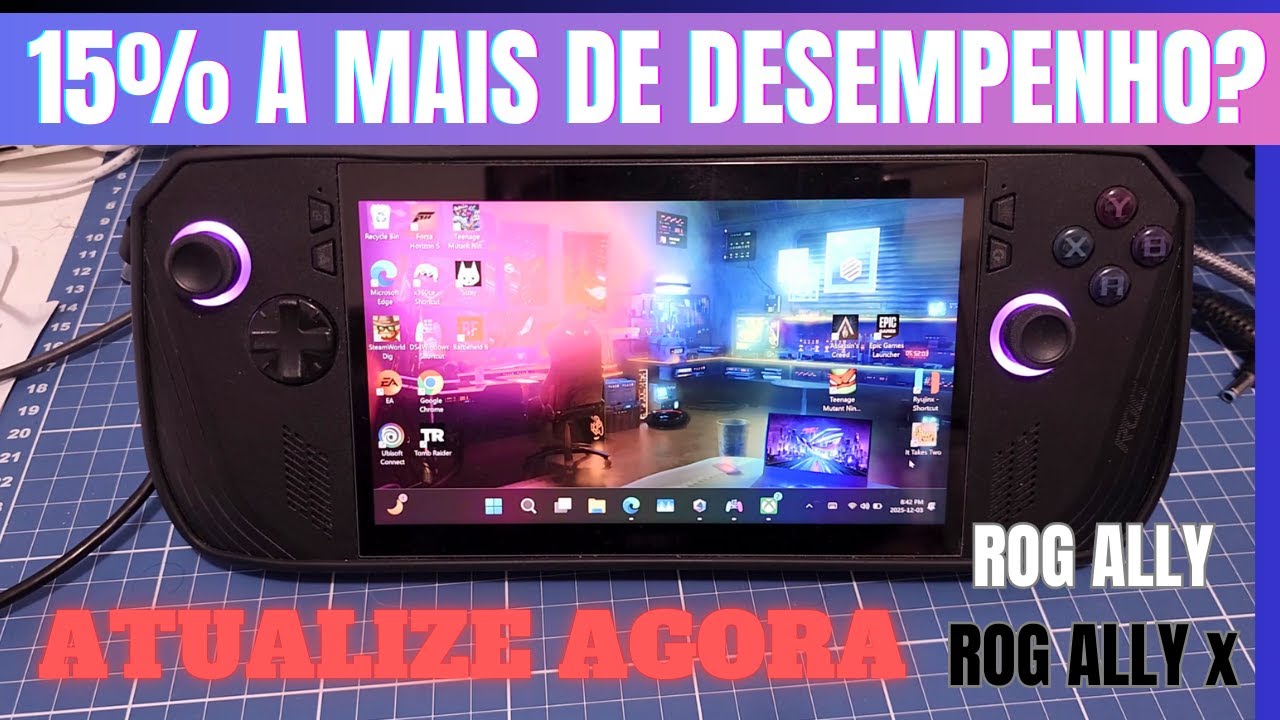 Nova Atualização no ROG Ally X Aumentou 15% de desempenho?