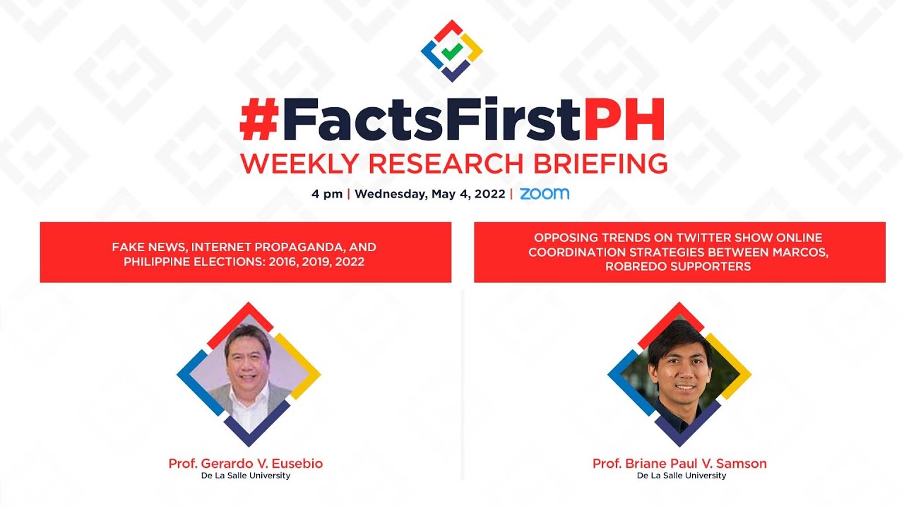#FactsFirstPH Research Briefing: Fake news and social media propaganda