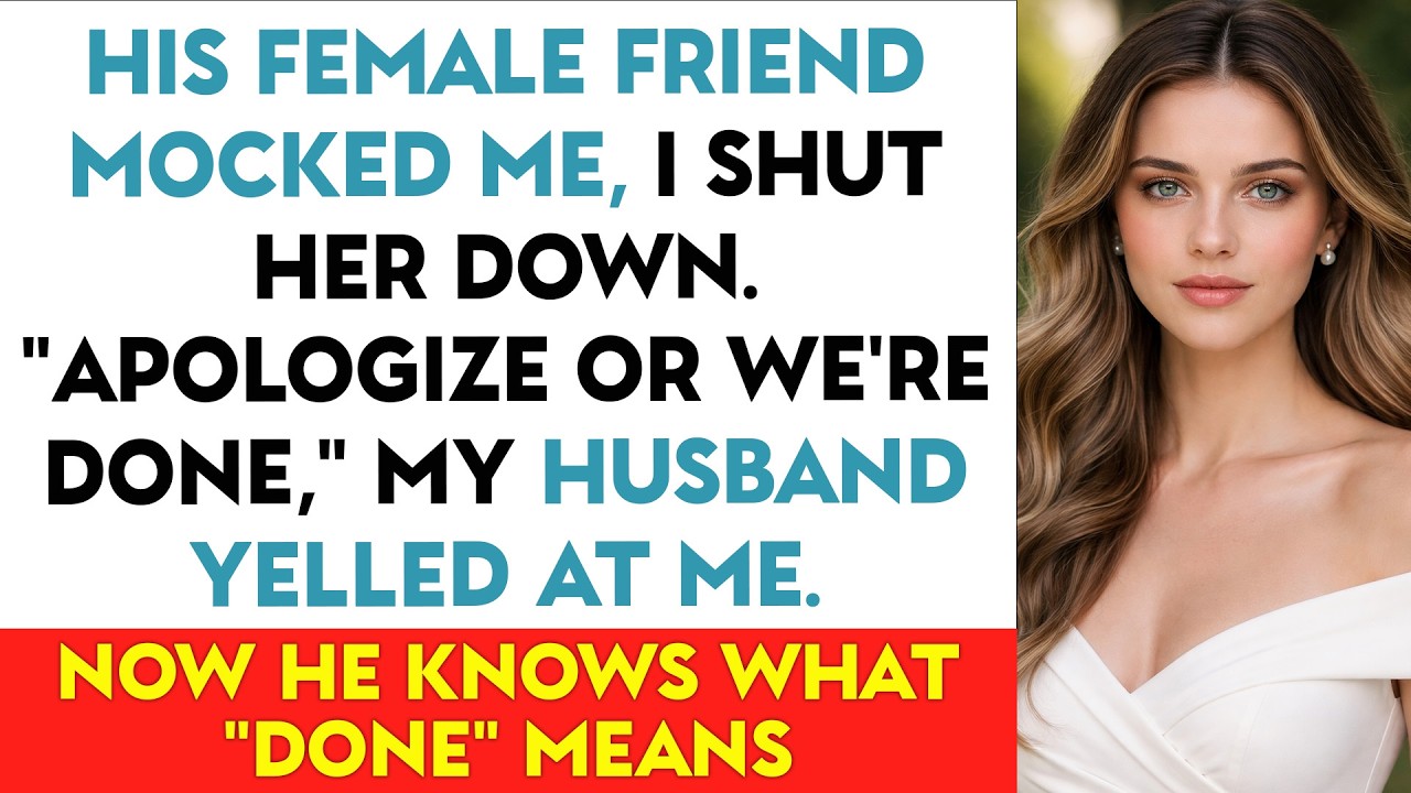 His Female Friend Mocked Me, I Shut Her Down. 