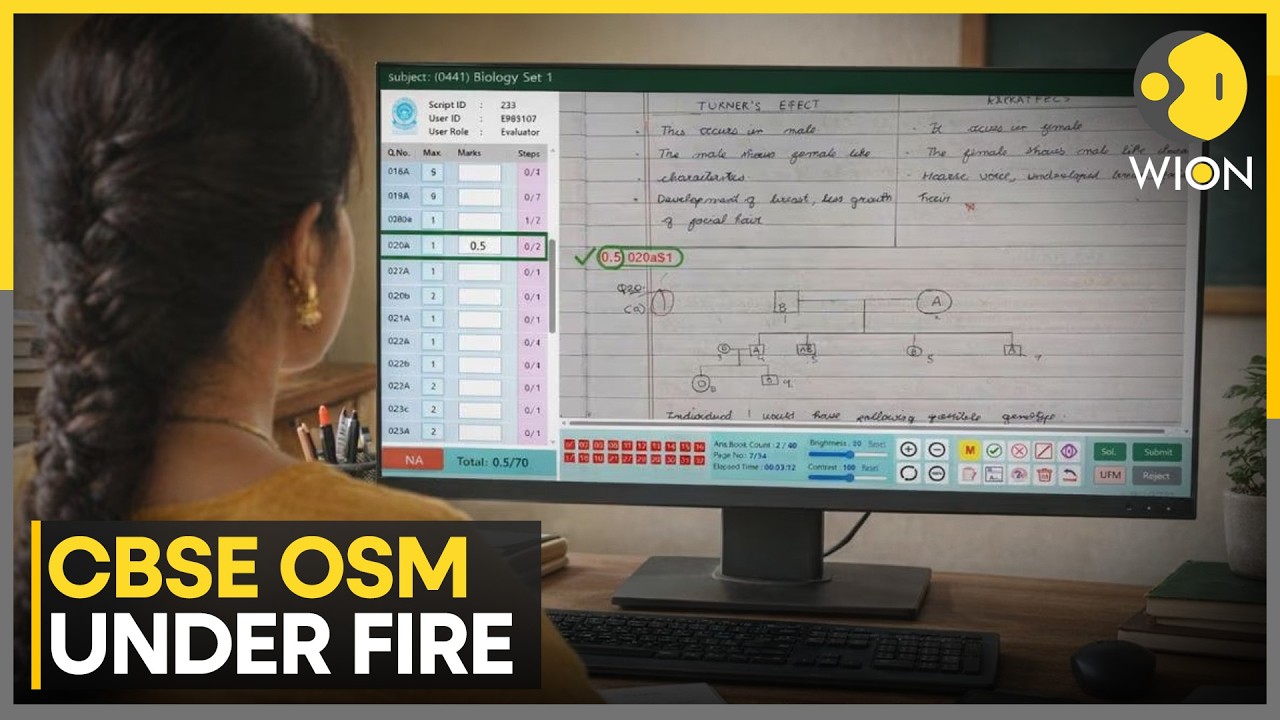 CBSE Board Under Scrutiny For Digital Evaluation System | WION