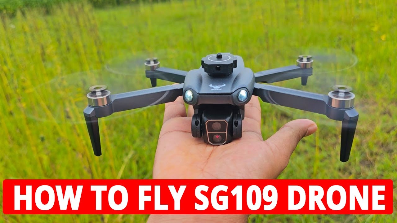 SG109 Drone Flying Test | How to Fly a Drone for Beginners | Full Flight Demo 4K